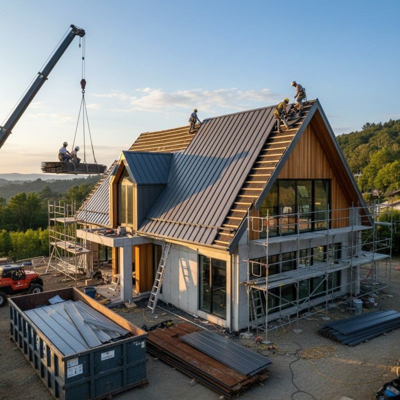 Aluminum Roof Replacement detail