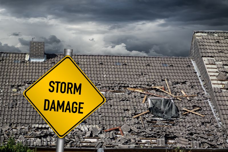 Storm Damage Roof Repair detail