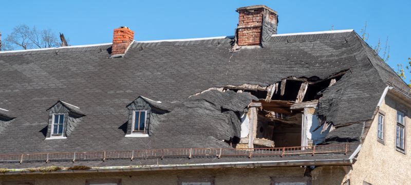 Storm Damage Roof Repair detail
